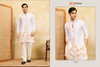 The Needle Edit by Shubhvastra Khadi Silk Mens Kurta Wholesalers In Surat